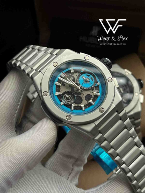 Hublot BigBang integral (silver-Blue)